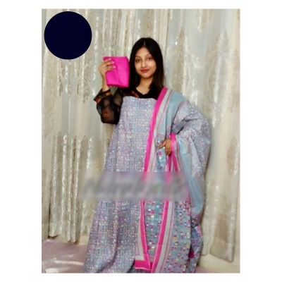 Picture of Exclusive Printed Joypuri Patel Cotton Unstitched Three Piece Multicolor,Un-stitched