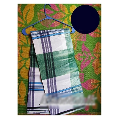 Picture of Bokhari Multicolor Unstitch Cotton Lungi Multicolor,Int: One size