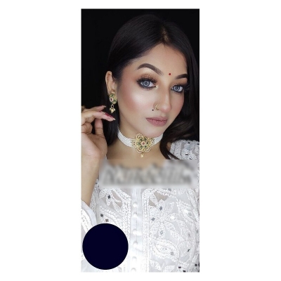 Picture of Elegant & Trendy  Kanpasha-  Chokar Necklace Jewellery Set of Necklace and Earring for Women Multicolor