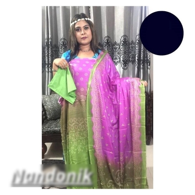 Picture of Ferdous Lawn Ustitch Three Piece With Extra Sleeve Multicolor,Un-stitched