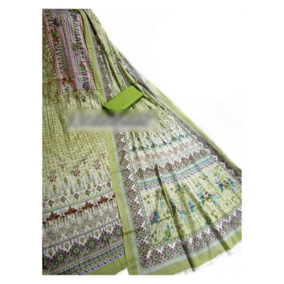 Picture of Ferdous Lawn Ustitch Three Piece With Extra Sleeve Multicolor,Un-stitched