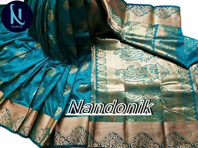 Picture of Indian Jolchhap Soft Katan Saree 