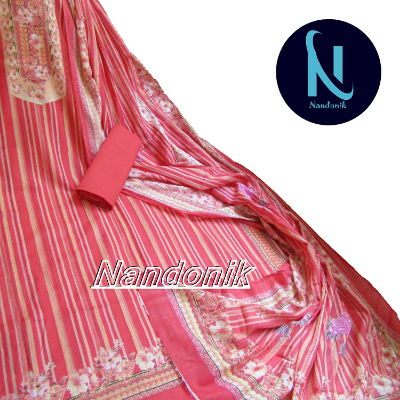 Picture of Printed Cotton Unstitch Three Piece 