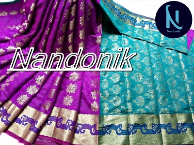 Picture of Soft Silk Katan Saree 