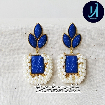 Picture of Elegant Gajra Uncut Stone Earrings for Women 
