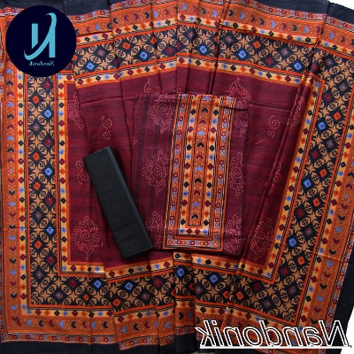 Picture of Exclusive catalouge  unstitch three piece (with extra sleeve) 