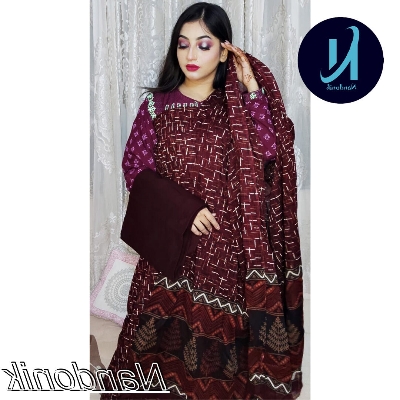 Picture of Joypuri Komol Cotton Unstitch Three Piece 
