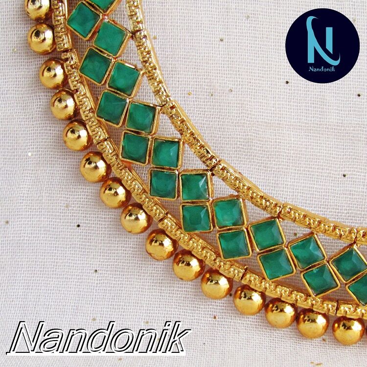 Picture of Elegant & Trendy  Kanpasha-  Chokar Necklace Jewellery Set of Necklace and Earring for Women Multicolor