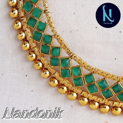 Picture of Elegant & Trendy  Kanpasha-  Chokar Necklace Jewellery Set of Necklace and Earring for Women Multicolor
