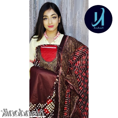 Picture of BD Lawn unstitch three piece (with extra sleeve) 