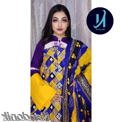 Picture of Exclusive catalouge  unstitch three piece (with extra sleeve) 