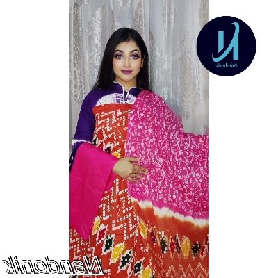 Picture of Exclusive Thread Worked Cotton Tuli Moom Batik Unstitch Four Piece 