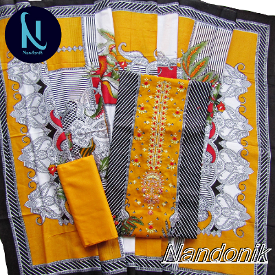 Picture of Exclusive Cotton Boutique Unstitch Three Piece 