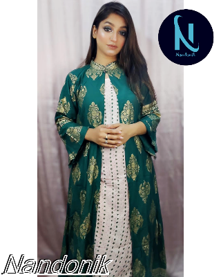 Picture of Fashionable Kurti With Coaty For Women 