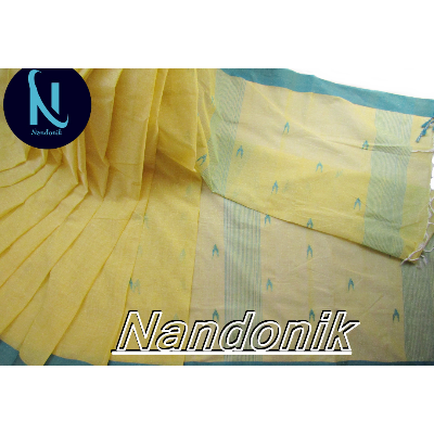 Picture of Exclusive Cotton Handloom Jute Projapoti Saree 