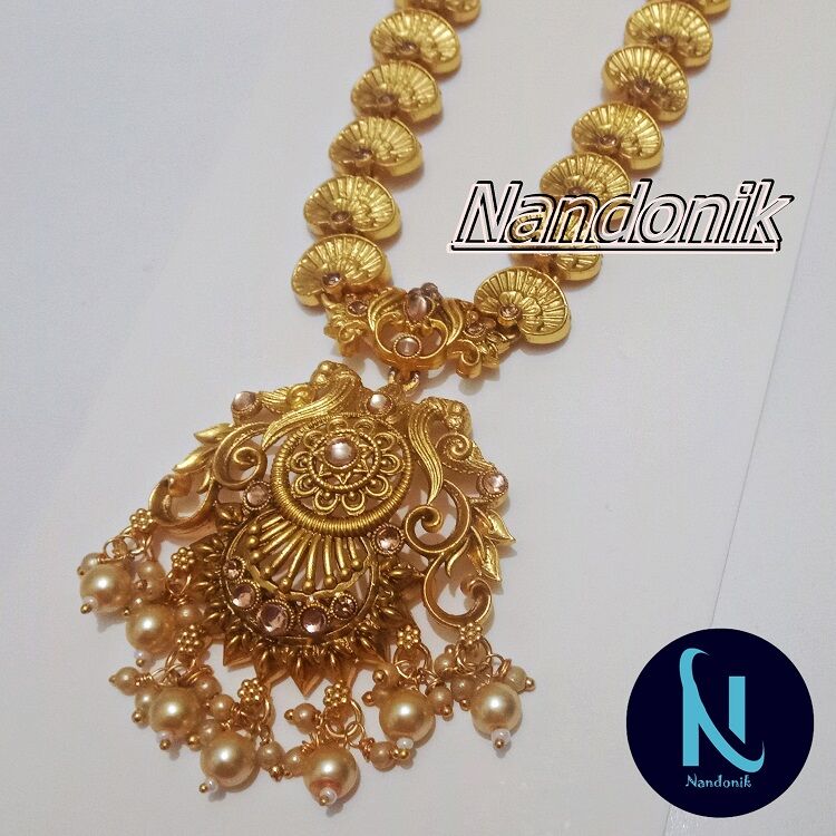 Picture of Elegant & Trendy South Indian Jewellery Set of Necklace and Earring for Women Sita and Earring Set Multicolor
