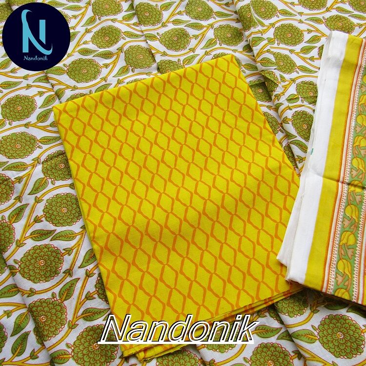 Picture of Exclusive Screenprinted Joypuri Patel Cotton Unstitched Three Piece Multicolor,Un-stitched