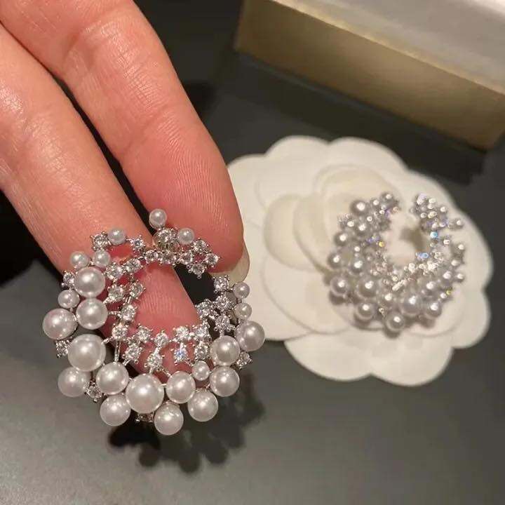 Picture of Moon Star Pearl Earrings for Women – Stylish & Elegant Jewelry - Cream
