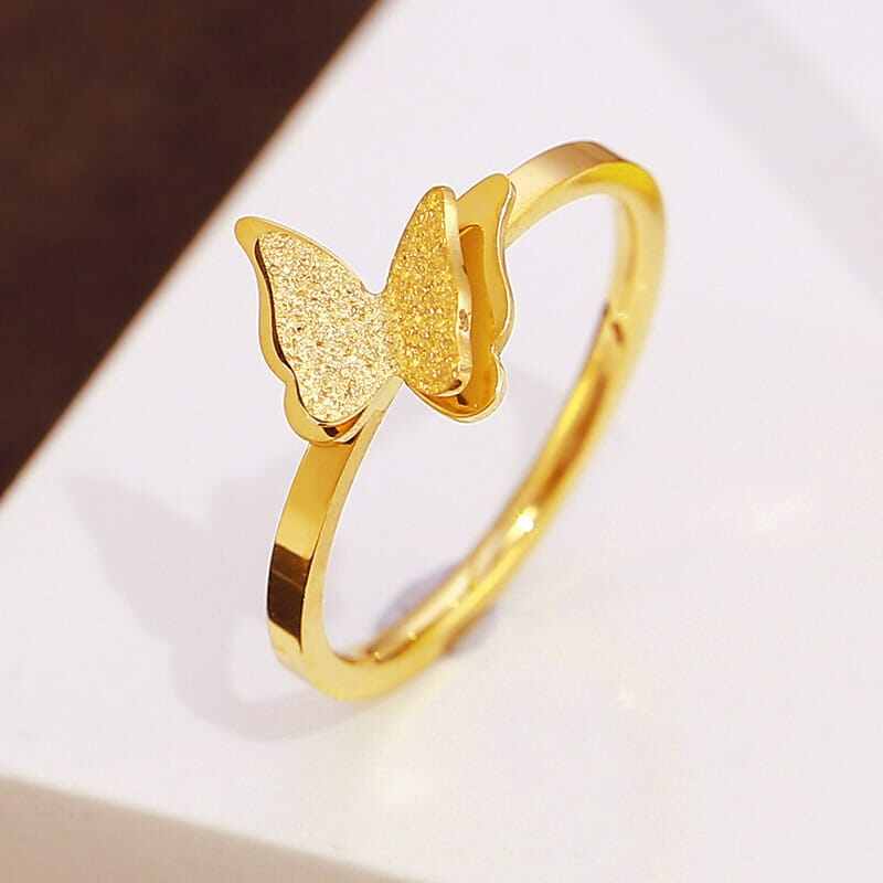 Picture of Adjustable Butterfly Ring – Stylish Women’s Fashion Jewelry (Resizable) - Adjustable