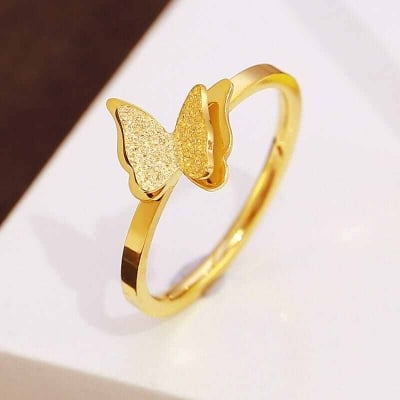 Picture of Adjustable Butterfly Ring – Stylish Women’s Fashion Jewelry (Resizable) - Adjustable