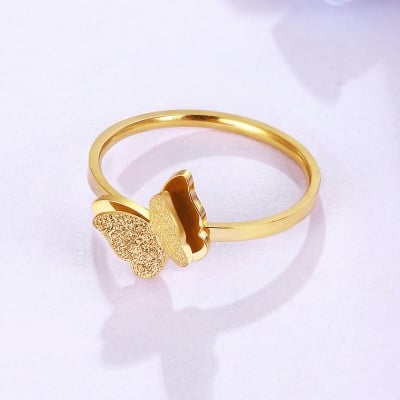 Picture of Adjustable Butterfly Ring – Stylish Women’s Fashion Jewelry (Resizable) - Adjustable
