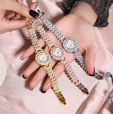 Picture of Stylish Watch & Bracelet Combo Pack – Fashion Accessories for Women & Girls - Gold