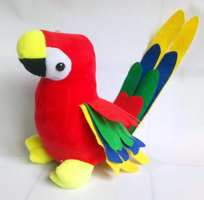Picture of Parrot Plush Soft Toy Doll Cute Baby Birthday Gift - Pink