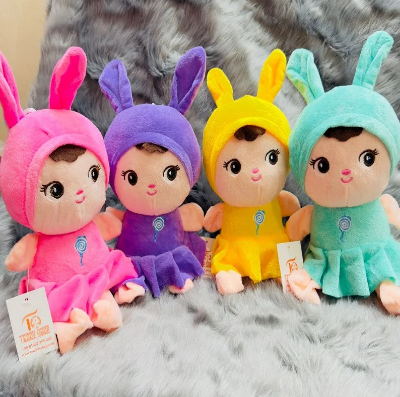 Picture of Bunny Girls Candy Doll Small Toy Kids Birthday Gift - Pink
