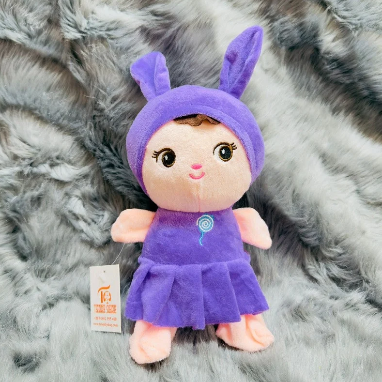 Picture of Bunny Girls Candy Doll Small Toy Kids Birthday Gift - Pink