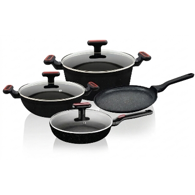 Picture of Kiam Essential Die Cast 7 Pieces Induction Compatible  Cookware Set 