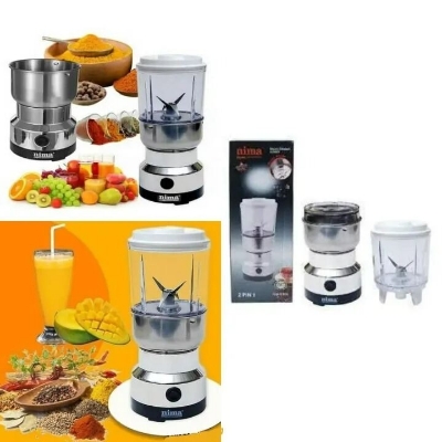 Picture of Nima 2 in 1 Electric Blender & Grinder 300W – Multi-Purpose Kitchen Appliance for Grinding Spices, Nuts, Coffee Beans, Dry Ingredients & Fresh Juice Preparation 