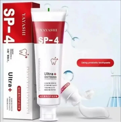Picture of SP-4 Ultra Brightening Whitening Toothpaste 120g – Advanced Stain Removal Formula with Enamel Protection & Fresh Mint Oral Care 