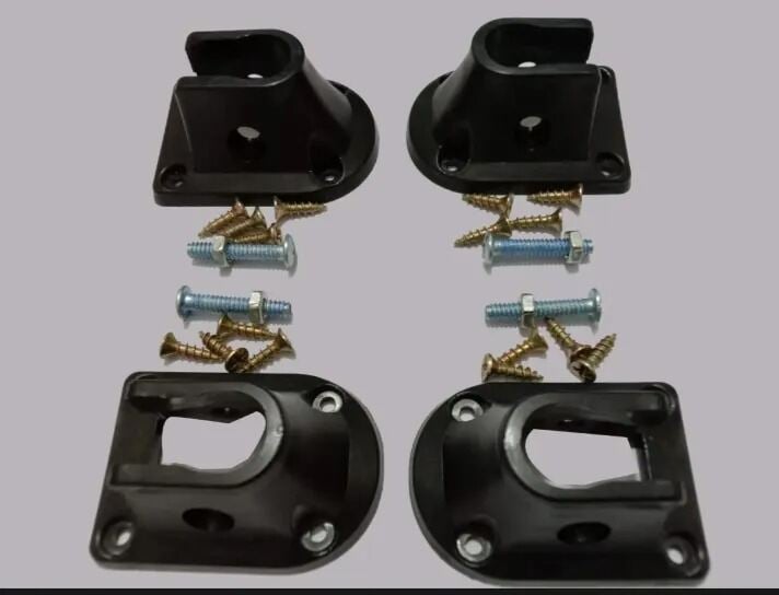 Picture of Portable Foldable Laptop Table Leg Brackets Set – Heavy Duty Connector Hardware for DIY Laptop Desk, Study Table, Workstation & Space Saving Furniture 