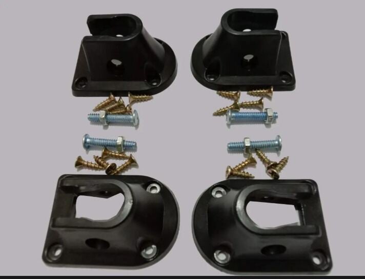 Picture of Portable Foldable Laptop Table Leg Brackets Set – Heavy Duty Connector Hardware for DIY Laptop Desk, Study Table, Workstation & Space Saving Furniture 