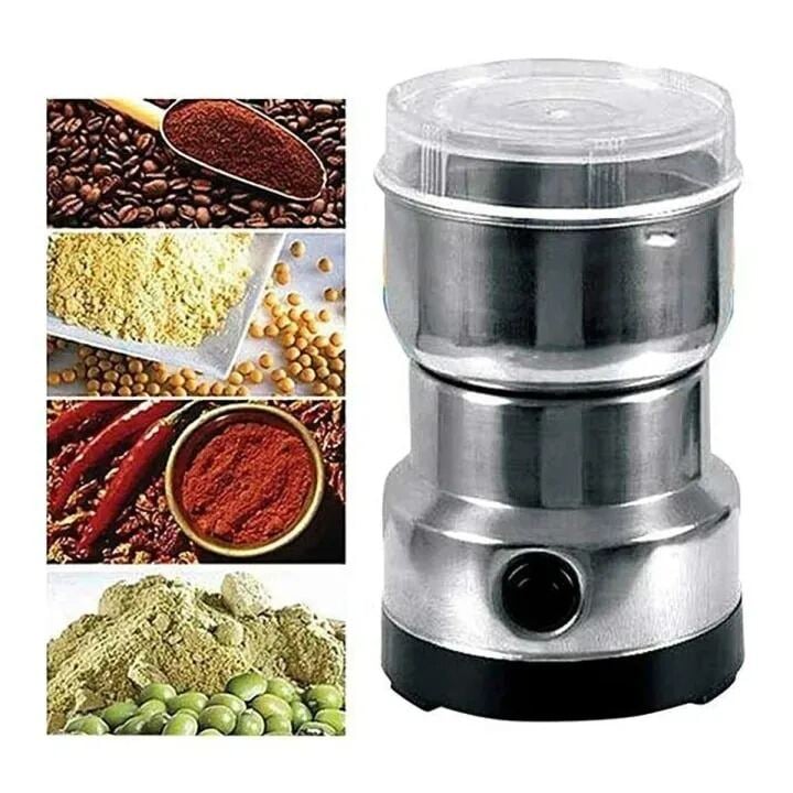 Picture of Nima NM-8300 200W Multipurpose Electric Dry Grinder – Stainless Steel Coffee Bean Spice Nut Seed Grinder Machine for Home Kitchen Daily Use, Multicolor