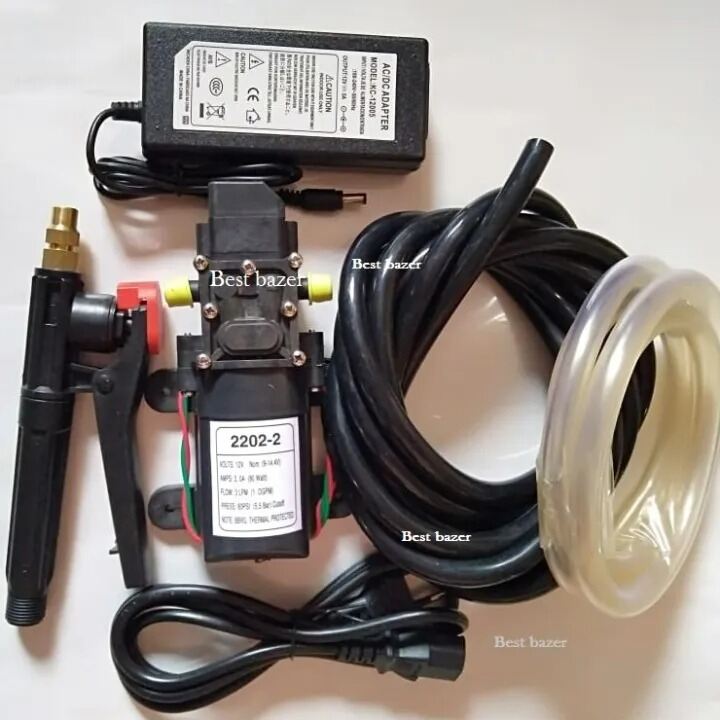 Picture of Portable Bike Car Washer Water Pump Combo Set – High Pressure Spray Gun Hose Pipe Cleaning Kit for Car Bike Garden Washing & Home Multipurpose Use 