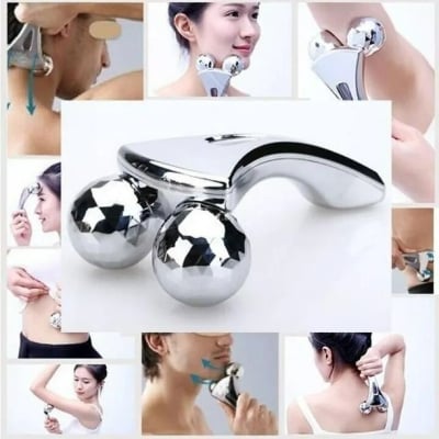 Picture of Y Shaped 3D Body Massage Roller Face Lift Massager – Manual Massage Tool for Body Neck Arm Leg Relaxation and Daily Skin Care Use Multicolor