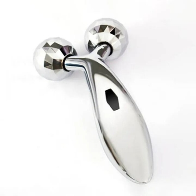 Picture of Y Shaped 3D Body Massage Roller Face Lift Massager – Manual Massage Tool for Body Neck Arm Leg Relaxation and Daily Skin Care Use Multicolor