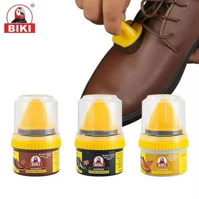 Picture of Biki Natural Liquid Shoe Polish 75ml – Instant Shine Leather Shoe Care Solution for Quick Cleaning, Gloss Enhancement & Daily Protection Multicolor