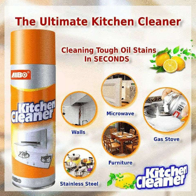 Picture of Kitchen Foam Cleaner Spray 500ML – Multipurpose Oil & Grease Remover | Heavy Duty Kitchen Cleaning Foam for Stove, Oven, Tiles, Sink & Kitchen Hood 