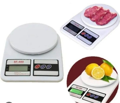 Picture of SF-400 Digital Kitchen Food Weight Scale – Electronic Weight Measurement Machine with LCD Display for Cooking, Baking, Meal Prep, Grocery & Home Kitchen Use Multicolor