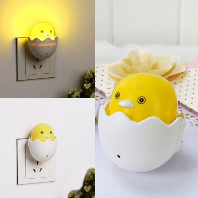 Picture of Nifty Niche Small Yellow Duck LED Night Light Plug In Light Sensor Automatic Wall Lamp Cute Duck Shape Night Lamp for Bedroom Kids Room Baby Room Home Decor Warm Ambient Lighting Plug in Night Light Multicolor