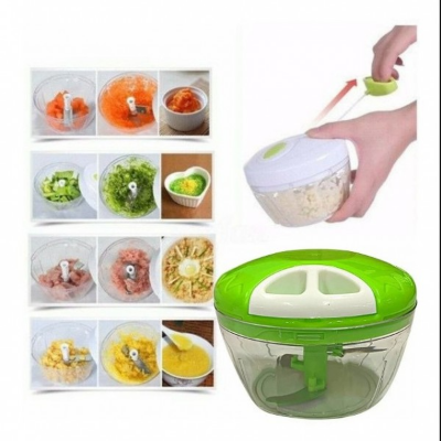 Picture of Belscoop Manual Chopper – Portable Hand Pull Food Chopper for Garlic, Onion, Vegetables & Fruits 