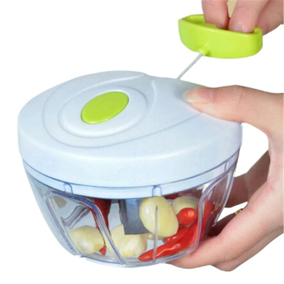 Picture of Belscoop Manual Chopper – Portable Hand Pull Food Chopper for Garlic, Onion, Vegetables & Fruits 