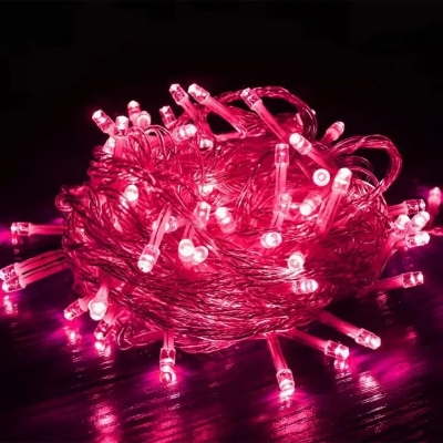 Picture of Decorative Green and Pink Fairy Lights LED String Light – Romantic Room Decoration Lights for Bedroom Wall Party Wedding Festival Home Decor 