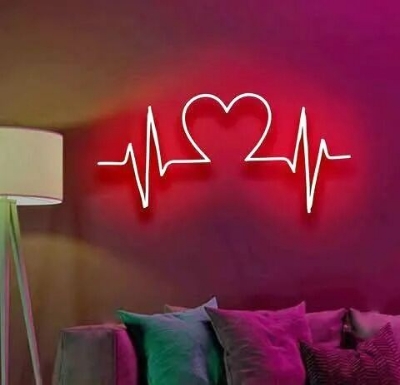 Picture of 5 Meter 16 Feet RGB Neon Light with App and Remote Control – Heavy Duty Magic RGB Neon Strip Light for Home Bedroom Party Room Decoration Multicolor