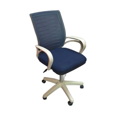 Picture of (JZ-OF137) white pp plastic cool design series 222 home to office chair Navy Blue