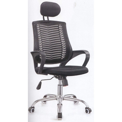 Picture of (JZ-OF28) Executive to Manager Level chair with Headrest (v-mesh) Black