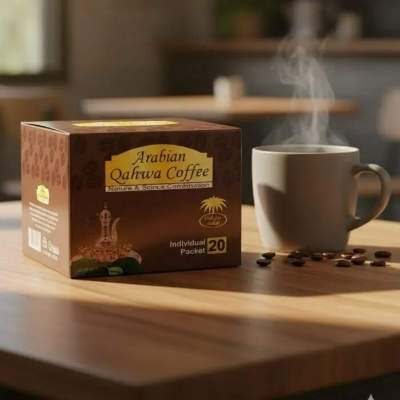 Picture of Arabian Qahwa Coffee Original Arabic Coffee 10 Pcs Pack Combo | Traditional Middle Eastern Instant Qahwa Coffee for Daily Use 