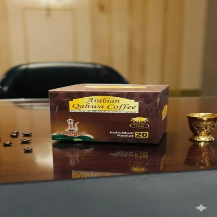 Picture of Arabian Qahwa Coffee Original Arabic Coffee 10 Pcs Pack Combo | Traditional Middle Eastern Instant Qahwa Coffee for Daily Use 
